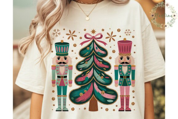 Floral Nutcracker Christmas PNG Clipart for Illustrations