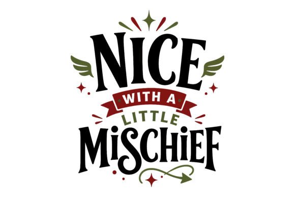 Nice Little Mischief Christmas Typograph Freebies Review