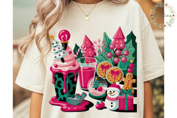 Pink Christmas Winter Treats PNG Clipart Review