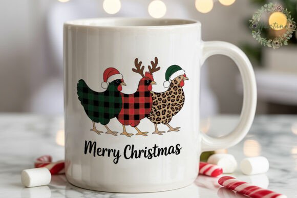 Review: Christmas Chicken Plaid Leopard PNG for Illustrations