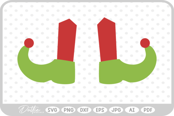 Review: Christmas Elf Feet SVG PNG DXF for Holiday Stitching