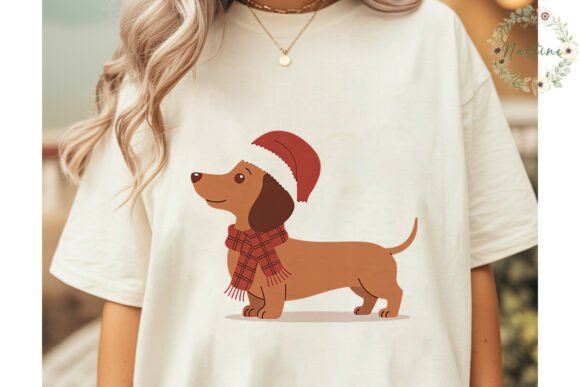 Reviewing Christmas Dachshund Dog PNG Clipart for Illustrations