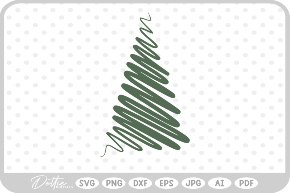 Scribble Christmas Tree: Festive Illustrations