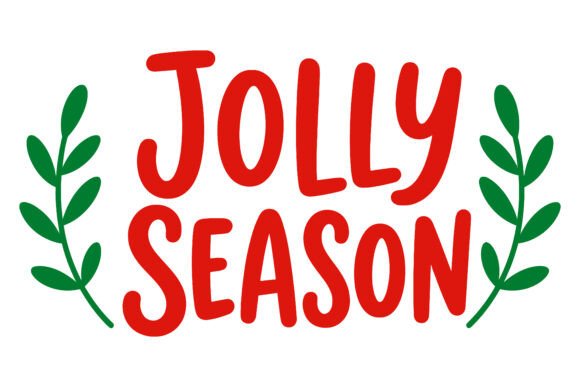 Seasonal Joy Christmas Holly SVG Freebies