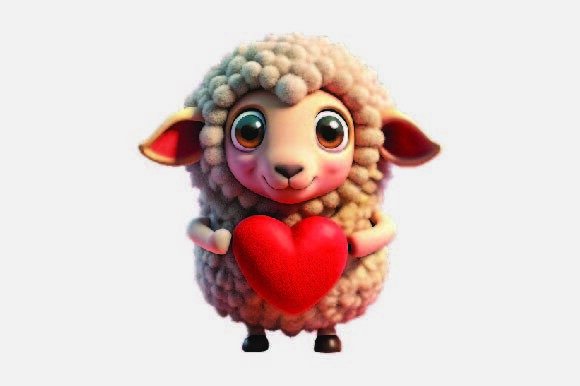 Sheep Christmas PNG: Festive Illustrations for Design
