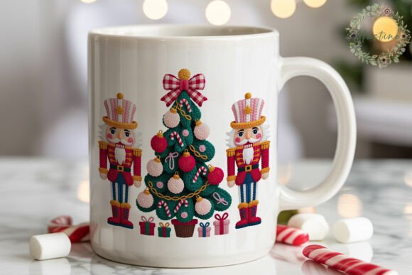 Textured Nutcracker Christmas PNG for Illustrations