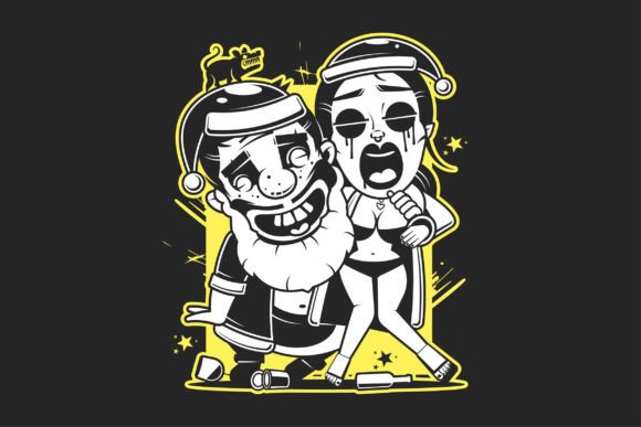 Twisted Christmas Party Illustrations Review